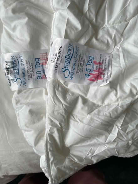 Photo of free Single size Duvets (Sale M33) #1