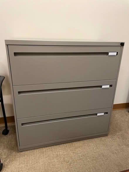 Photo of free 3 Drawer Kimball file cabinet (Boston, MA) #1