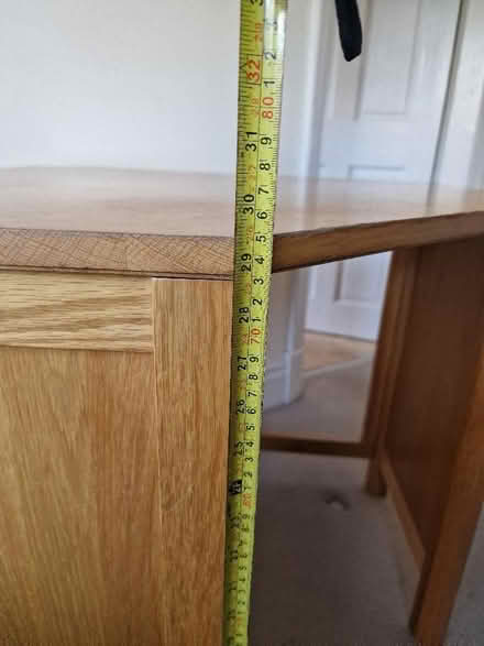 Photo of free Solid Oak corner desk (Didsbury M20) #2