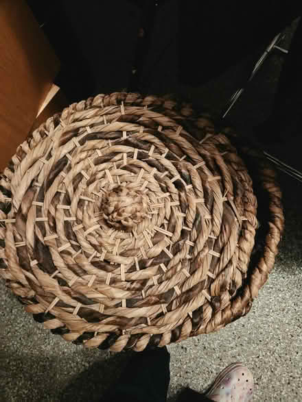 Photo of free Round woven basket (Glenview near Northbrook) #1