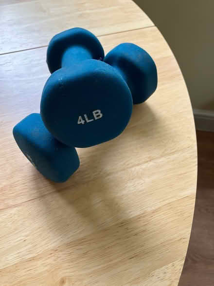 Photo of free 4lb hand weights (Northwood HA4) #1