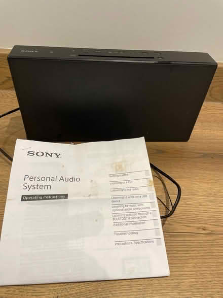 Photo of free Upright SONY CD / Radio System (St Albans AL3) #1