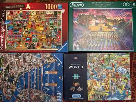 Photo of free 4 puzzles (Wallington green SM6) #1