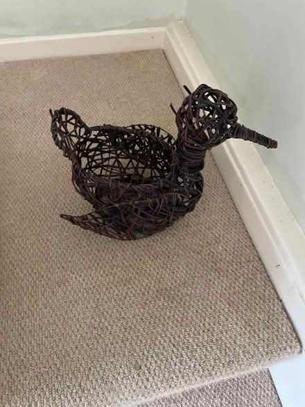 Photo of free Wicker duck (Chessington KT9) #1