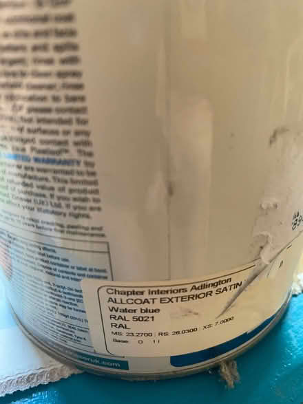 Photo of free Zinister ALLCOAT Paint Unopened (Tunbridge Wells N. TN2) #2