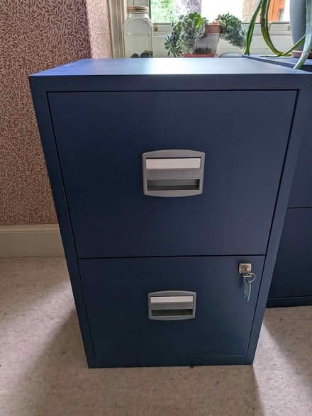 Photo of free Two-drawer filing cabinet (Morningside EH10) #2