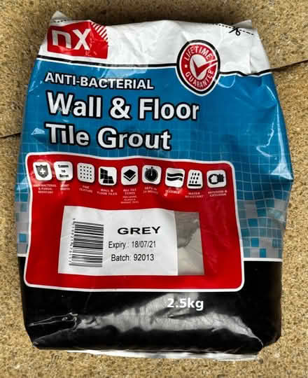 Photo of free Grout for tiles indoor/outdoor - grey (Holgate YO24) #1
