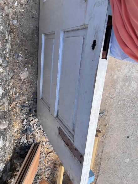 Photo of free Blue wooden external entrance door (Emsworth PO10) #3