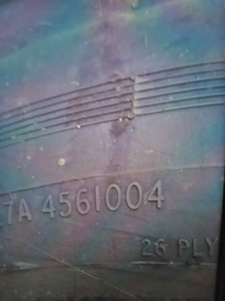 Photo of free Aircraft tyre and wheel (Stoke on trent) #2