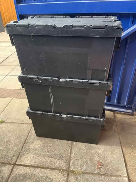 Photo of free 3 x storage boxes - heavy duty (Werrington PE4) #1