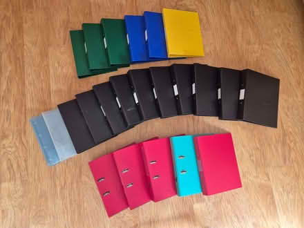 Photo of free Selection of A4 Lever Arch and Ring Binder files (Purley on Thames RG8) #1