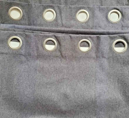 Photo of free Grey Eyelet Blackout Curtains (Bedlington NE22) #1