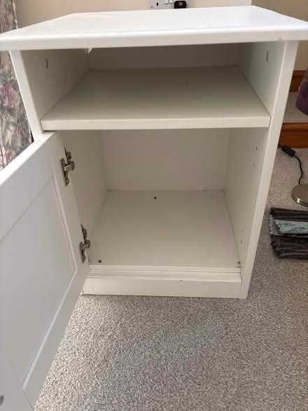 Photo of free White bedside cabinet (Ball Hill CV2) #2
