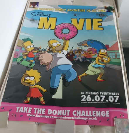 Photo of free Simpsons movie poster (Loudwater HP13) #1