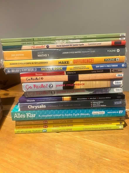 Photo of free Junior cert school books (Southside) #1