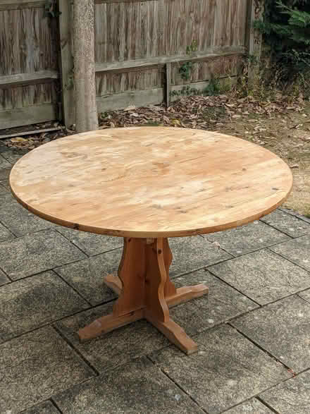 Photo of free Round wooden table (Fetcham KT22) #1