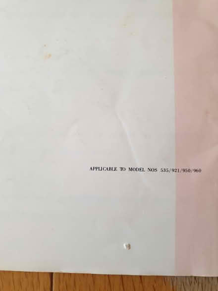Photo of free Sewing machine instructions (St Leonards-on-sea TN38) #3