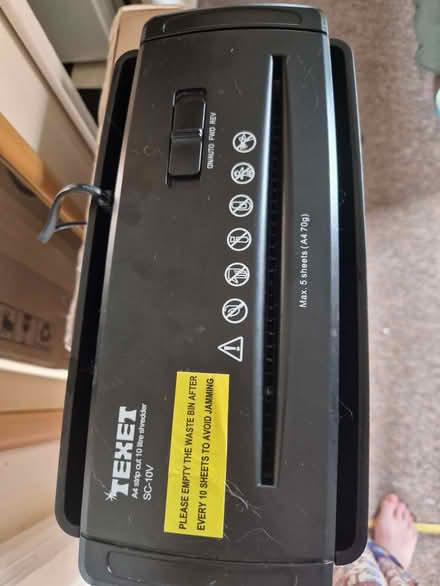 Photo of free Shredder (Tilehurst RG31) #3