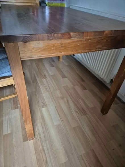 Photo of free Dining table with 4 chairs pine (Wolverhampton WV10) #3