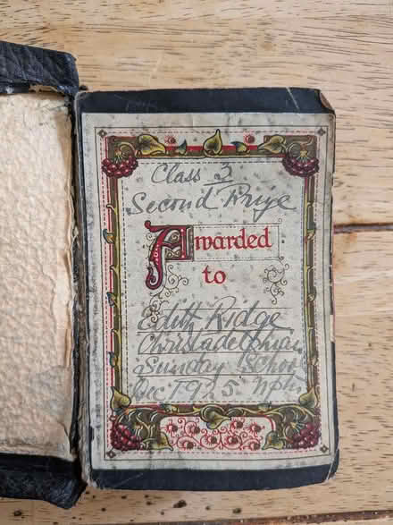 Photo of free 1925 small bible leather cover (Shippon OX13) #2