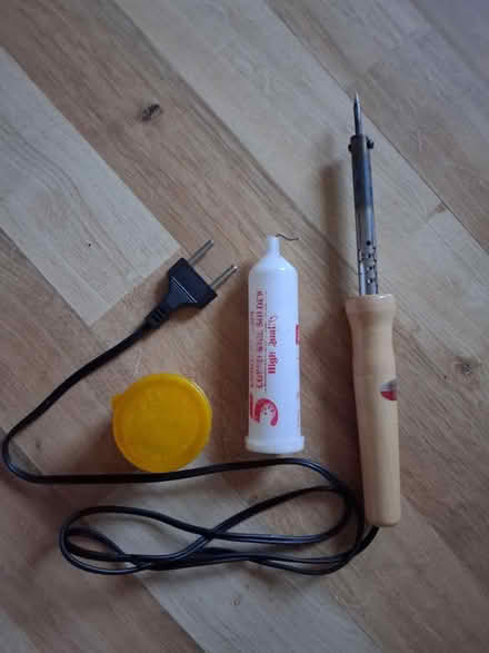 Photo of free Small solder iron + soldering paste (Stoke Newington N16) #1