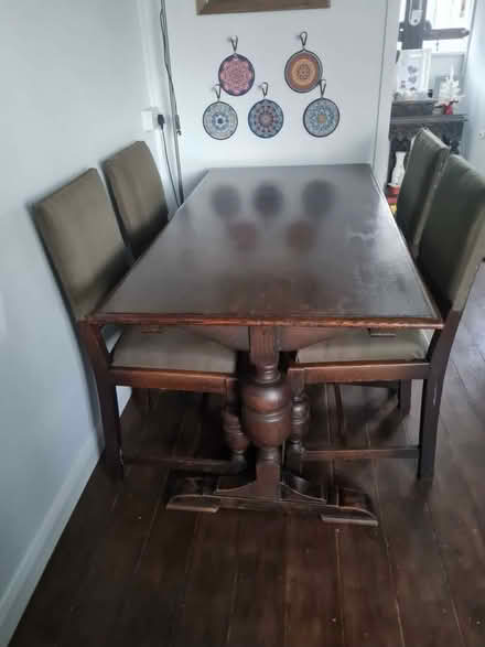 Photo of free Table and chairs (Cheriton bishop EX6) #1
