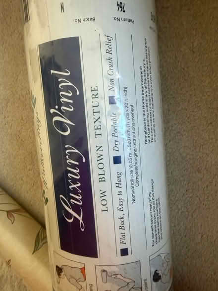 Photo of free Luxury vinyl wall covering (Wood Green N22) #2