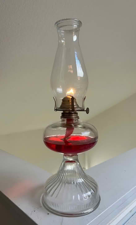 Photo of free Vintage Clear Glass Eagle Lamp (Sir Francis Drake near Redhill) #1