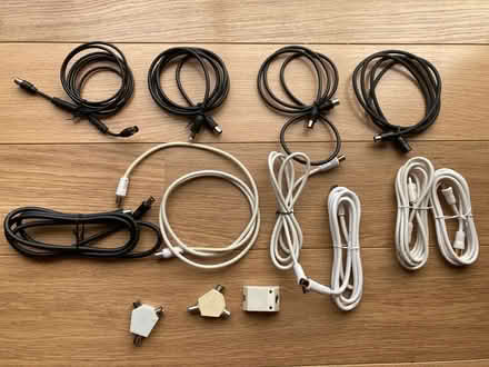 Photo of free Coaxial TV aerial leads (Whitegrove RG42) #1