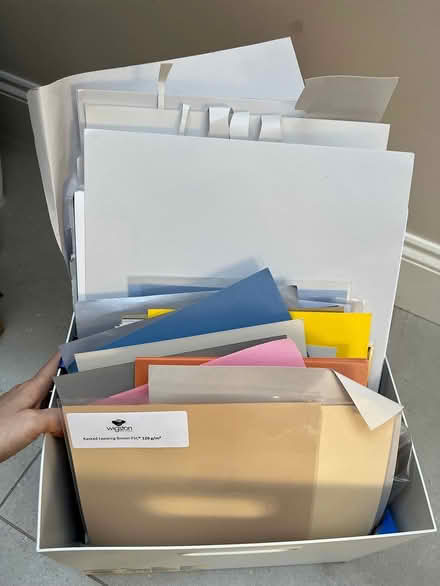 Photo of free Muji Box Smythson paper samples (Hammersmith W69) #2