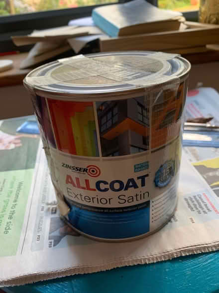 Photo of free Zinister ALLCOAT Paint Unopened (Tunbridge Wells N. TN2) #1