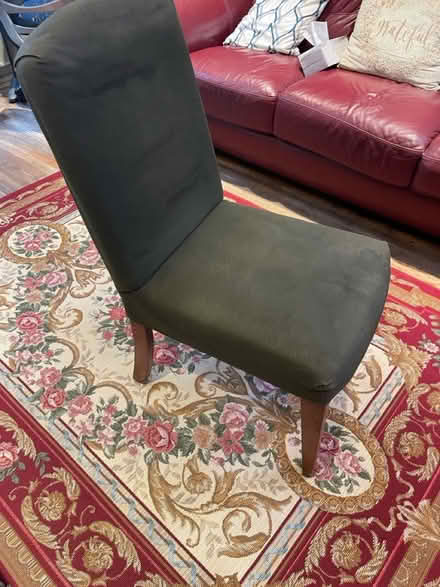 Photo of free Dark green parsons dining chair (Midtown West) #2