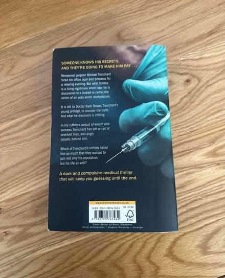 Photo of free Medical Thriller Book (Hemel Hempstead HP3) #2