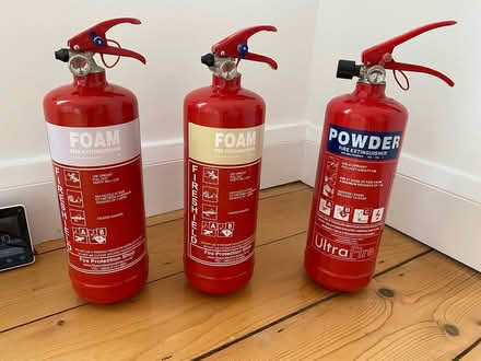 Photo of free 3 wall-mounted fire extinguishers (West Looe, Cornwall) #1