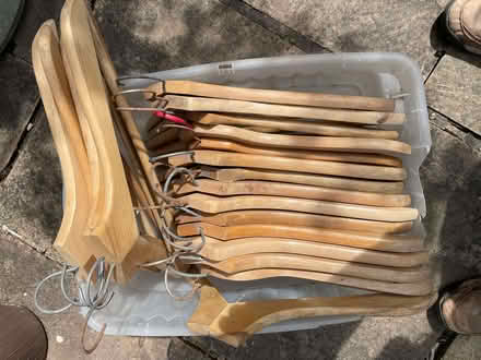 Photo of free Mens Wood Suit Hangers (Edge Green WA3) #1