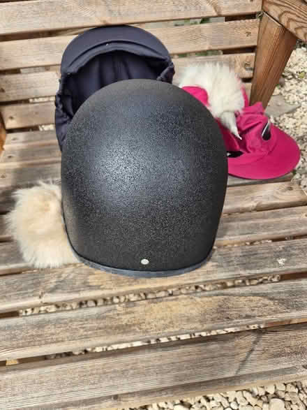 Photo of free Junior horse riding helmet (Winyates Green B98) #3