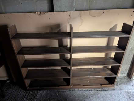 Photo of free Wooden bookshelf (Robertson Ter. Hastings TN34) #1