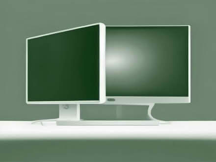 Photo of Old amber computer monitor (Temple Street OX4) #1
