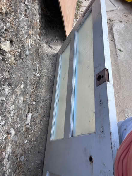 Photo of free Blue wooden external entrance door (Emsworth PO10) #2
