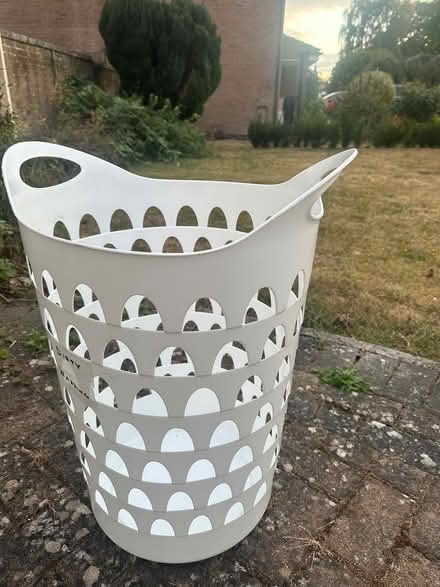 Photo of free Laundry Basket #2 clear with holes (Empingham Le15) #2