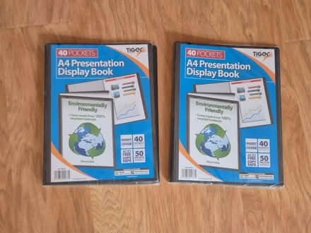 Photo of free Two brand new A4 presentation display books (40 pockets) (Purley on Thames RG8) #1