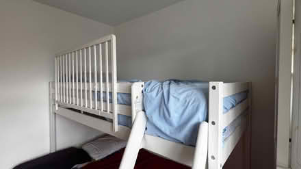 Photo of free White bunk bed - double + single (Chiswick W4) #1