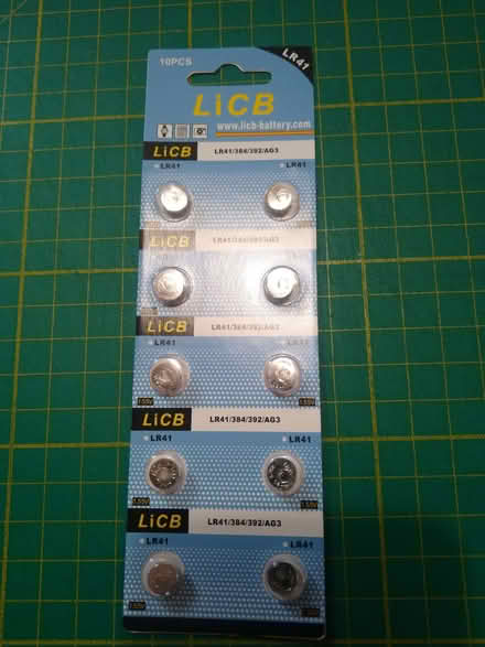Photo of free LR41/AG3 button batteries (West Croydon CR0) #2