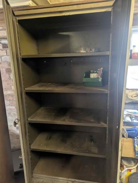Photo of free Metal garage cabinet (hucknall ng15) #2
