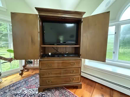 Photo of free Henderson armoire with tv cabinet (West Keene) #1