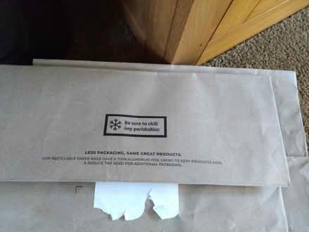 Photo of free 8 sturdy large foil lined bags (Leckhampton GL53) #2