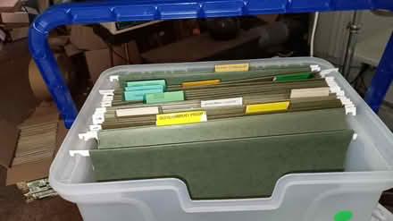 Photo of free Letter size file box no lid (19095) #1