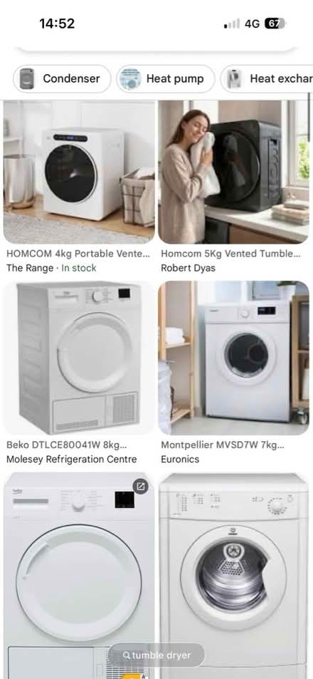 Photo of tumble drier (CR0 1jn) #1