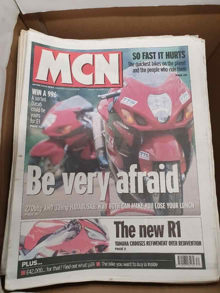 Photo of free MCN motorcycle news papers 100+ (B46 coleshill) #1