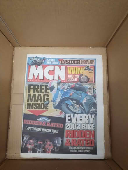 Photo of free MCN motorcycle news papers 100+ (B46 coleshill) #2